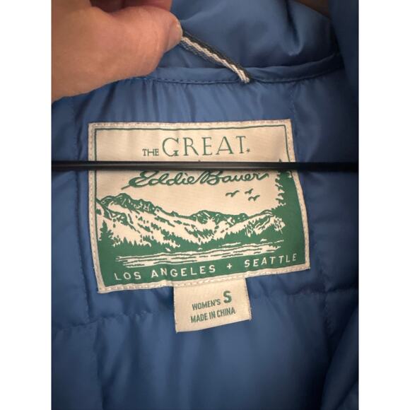 The Great x Eddie Bauer Long Down Puffer Parka Coat, Small - Picture 4 of 8
